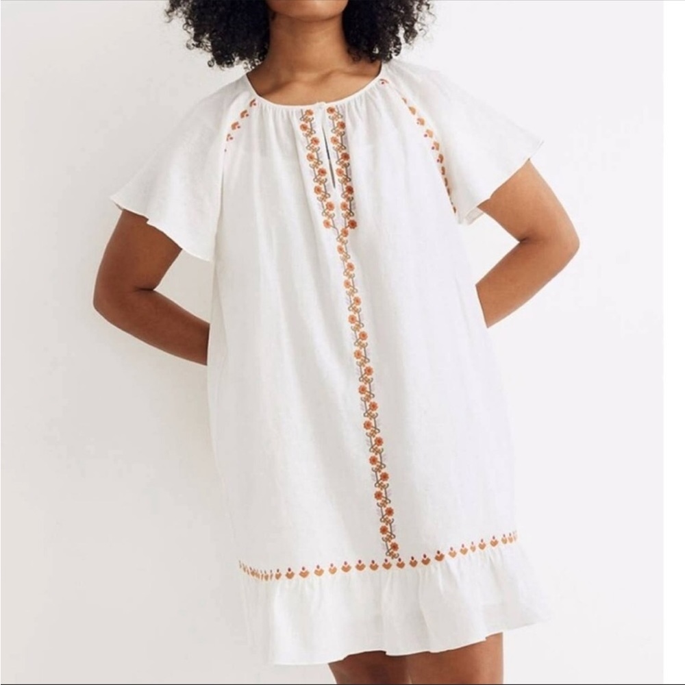 Madewell Lighthouse Embroidered Dress